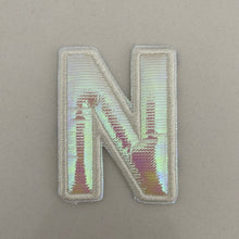 Load image into Gallery viewer, Hologram letter Patches