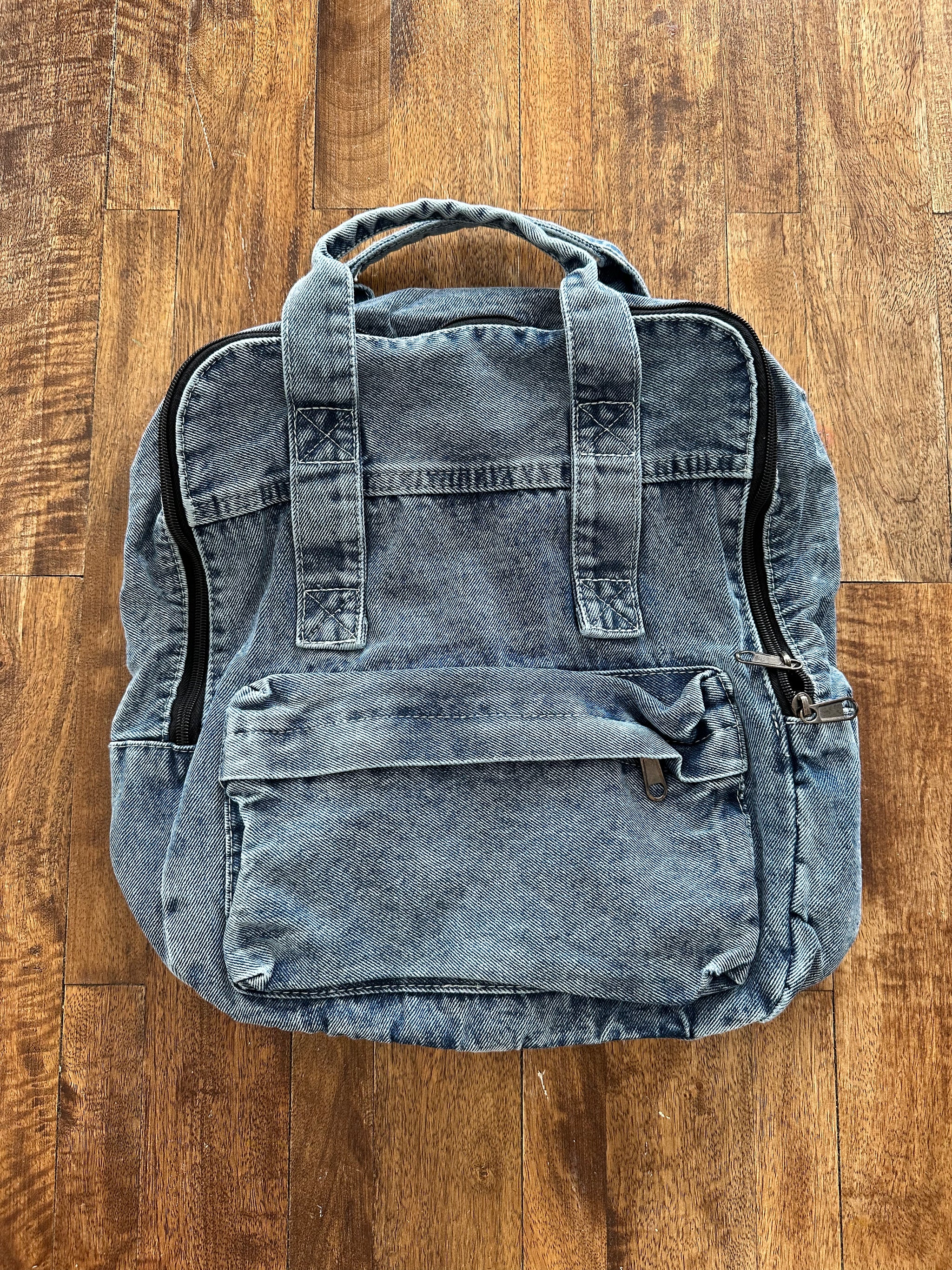 jean mini backpack Thoughtfully designed Harry Potter Hogwarts Denim Mini