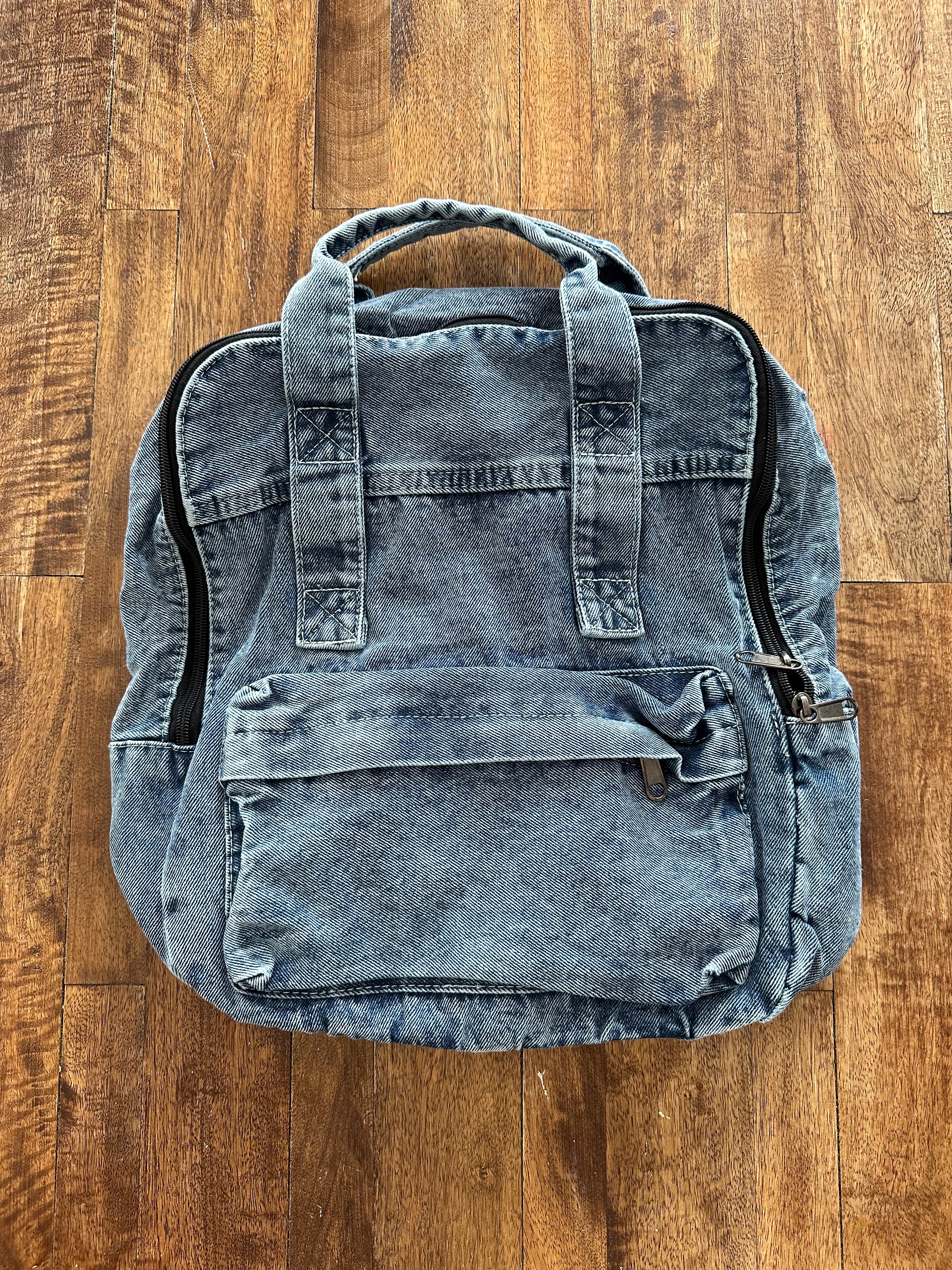 Mini Denim Backpack – Styling in Life