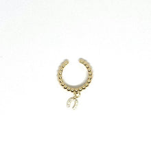 Load image into Gallery viewer, Gold Horseshoe pendant Ring
