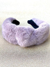 Load image into Gallery viewer, Bright winter Fur Headband - Purple
