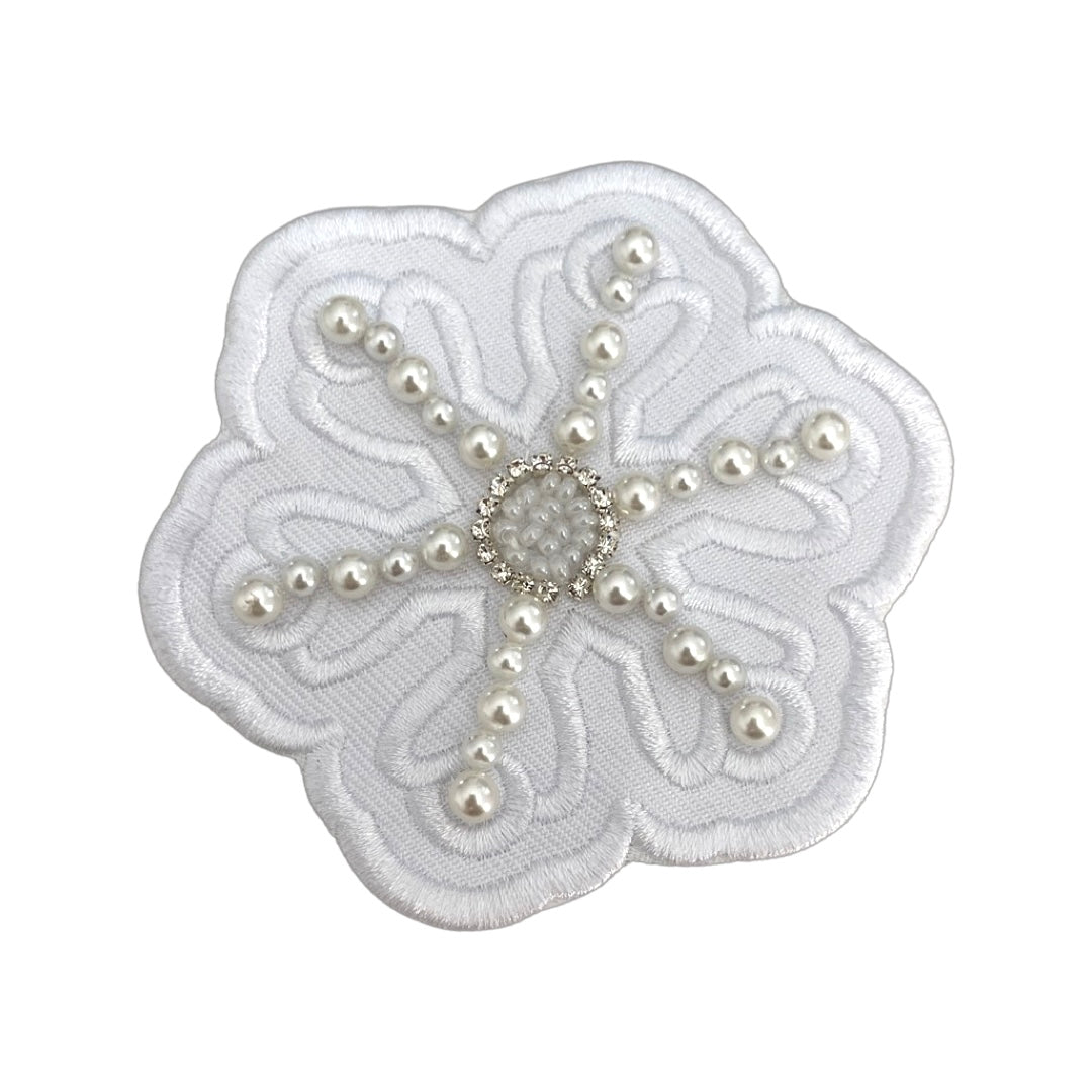 Pearls White snowflake
