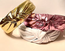 Load image into Gallery viewer, Pure Glam PU HeadBands Gold

